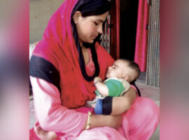 Receiving postnatal services at home
