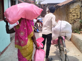 Relief for fire crisis in Kapilvastu