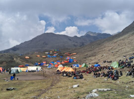 Campaign at an elevation above 4500 metres