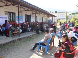Mental health camp in Rukum East