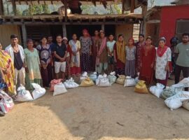 Happy farmers! - Paddy seeds distributed
