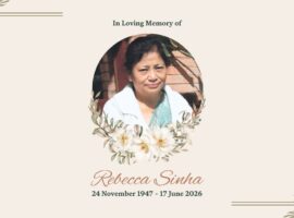 Giving thanks for the life of Rebecca Sinha