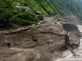 A major flood hits Nepal