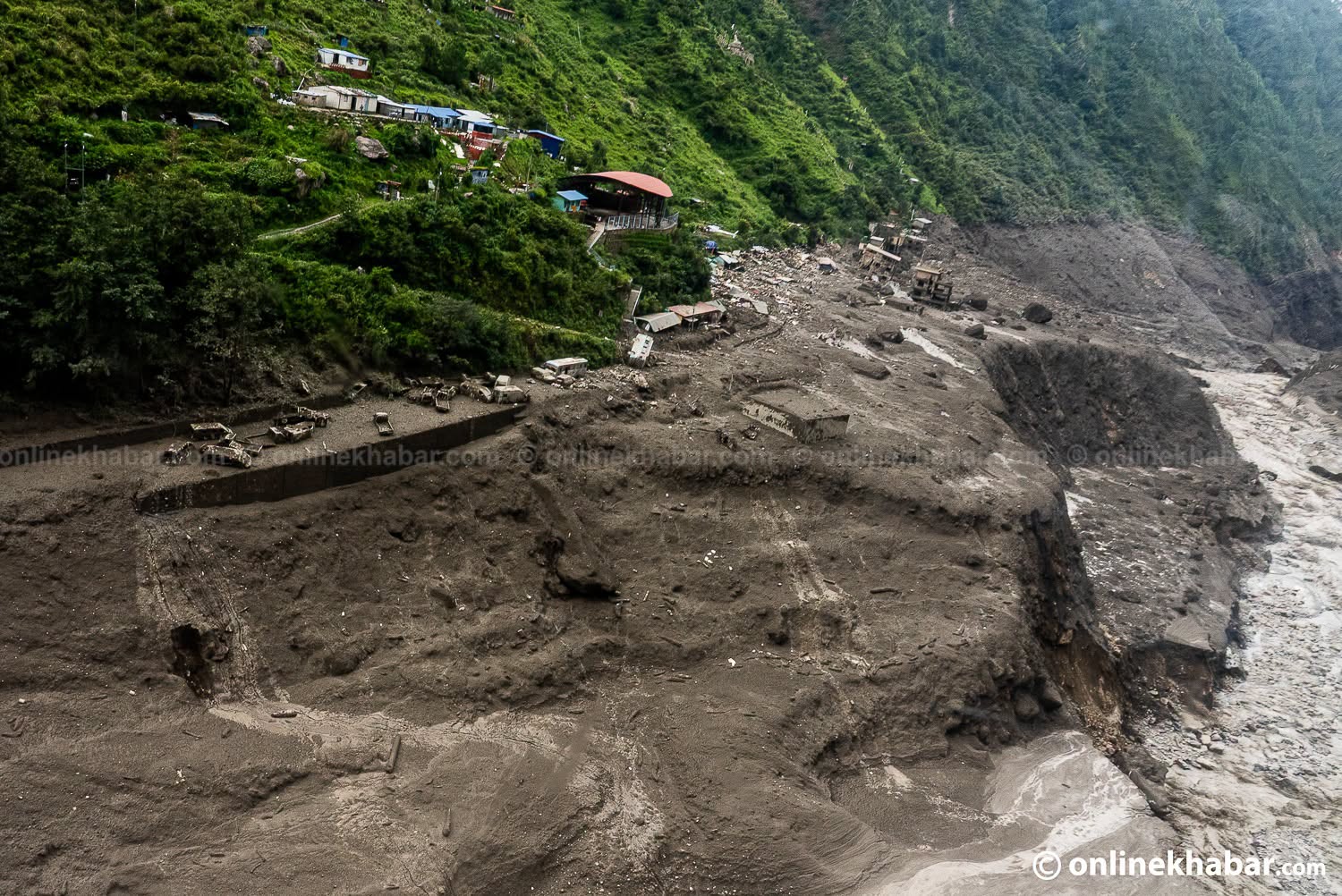 A major flood hits Nepal